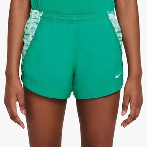 Nike‎ Girls Dri-FIT Shorts M Neptune Green/White